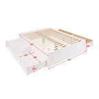 Prepac Queen Select 4-post Platform Bed with Optional Drawers