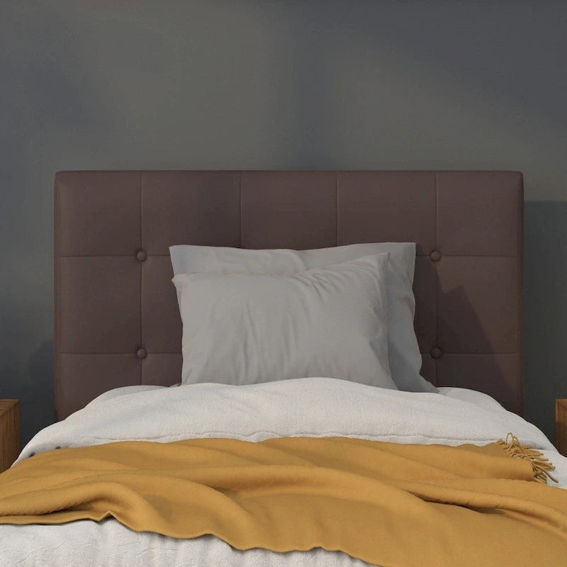 Button Tufted Upholstered Headboard