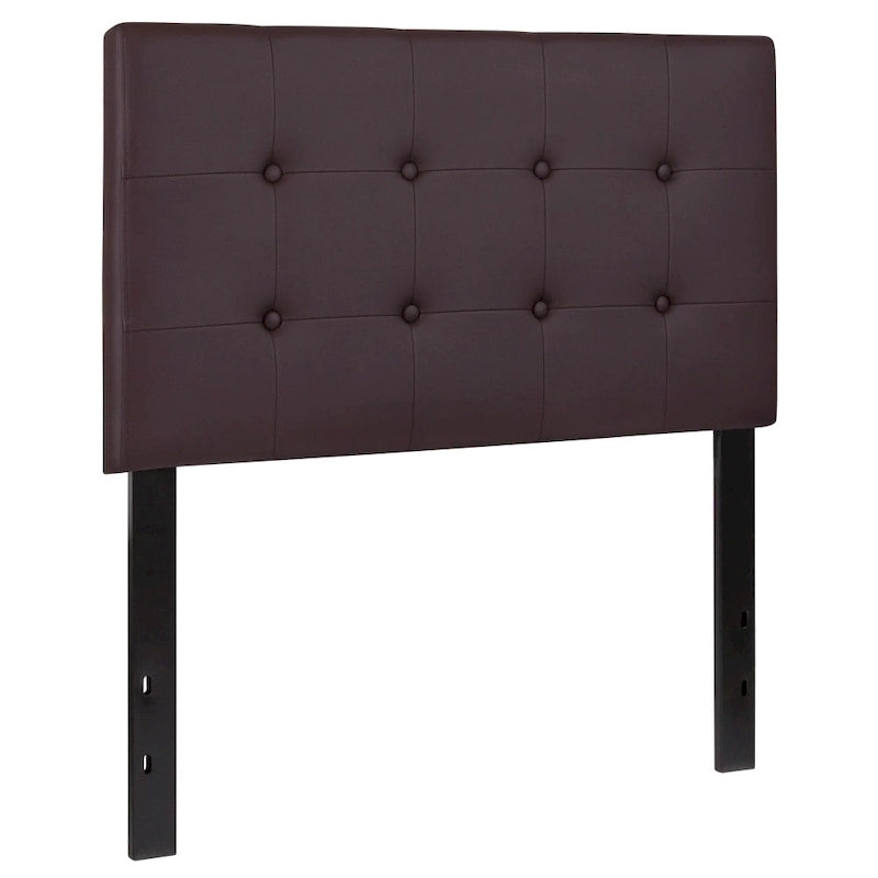 Button Tufted Upholstered Headboard