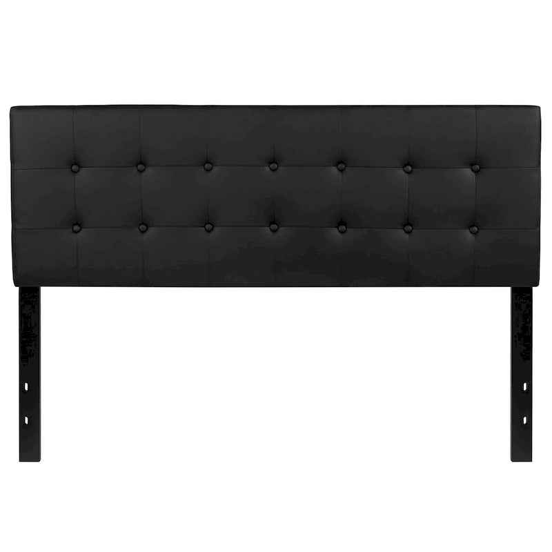Button Tufted Upholstered Headboard