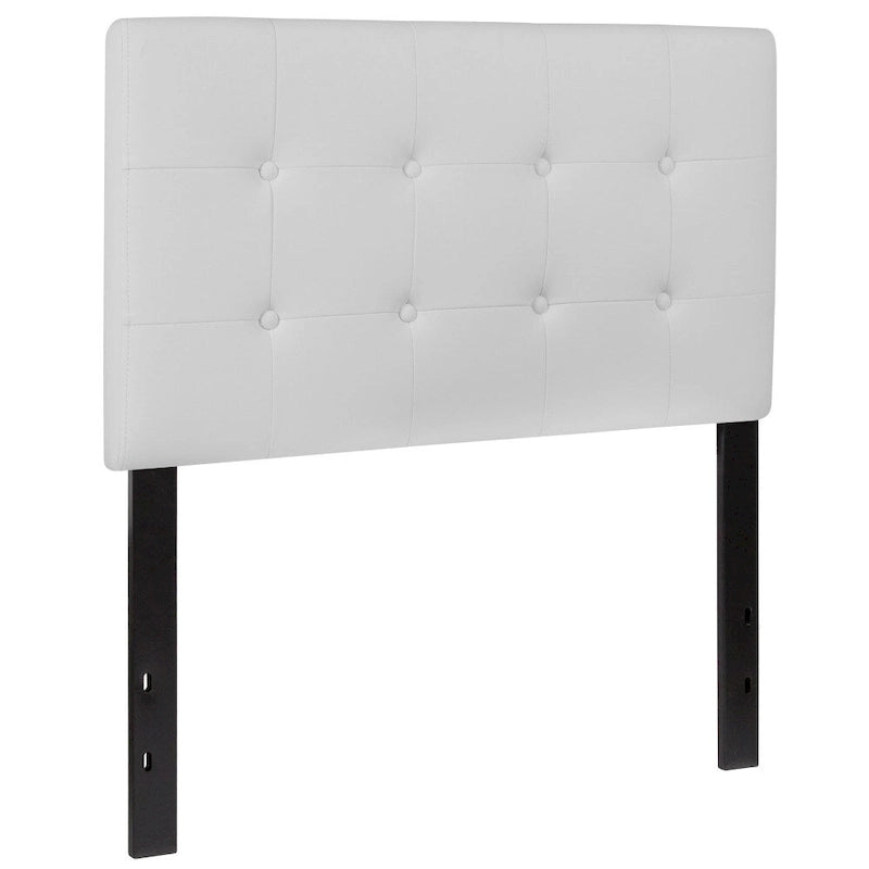 Button Tufted Upholstered Headboard