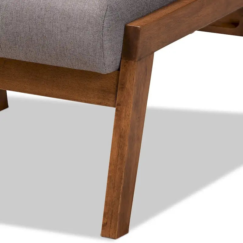 Carson Carrington Baktsjaur Mid-century Modern Upholstered Footstool