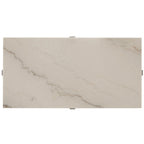 Azel Marble-top Chrome Framed Coffee Table or Table Set by iNSPIRE Q Modern