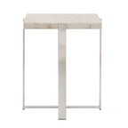 Azel Marble-top Chrome Framed Coffee Table or Table Set by iNSPIRE Q Modern