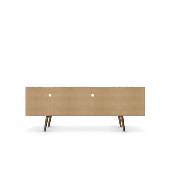 Liberty 70.86 In. Mid Century Modern 4 Shelf TV Stand