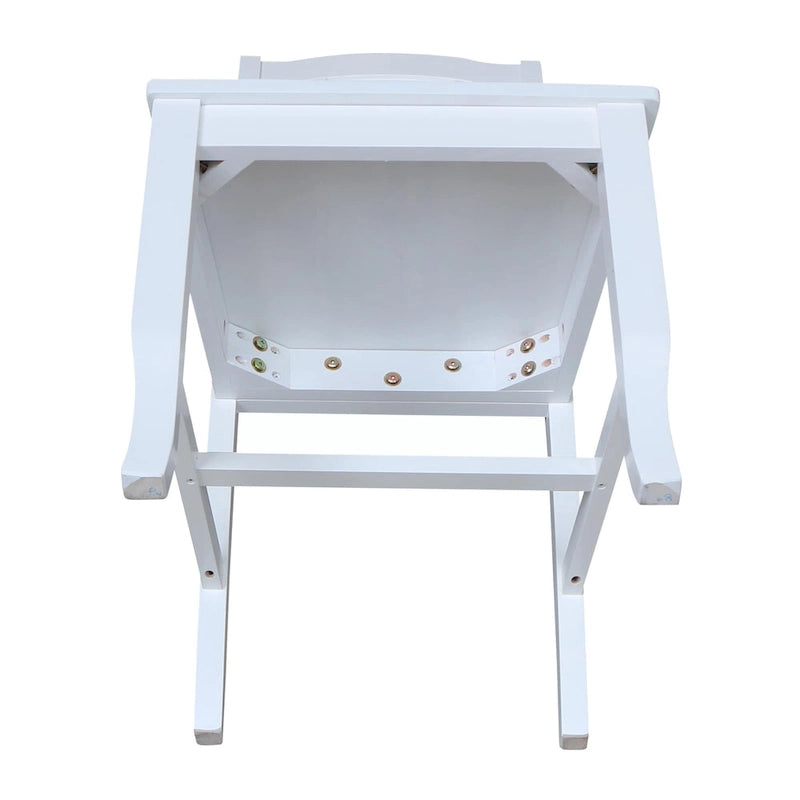Solid Wood Seaside Dining Chairs - Set of Two