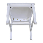 Solid Wood Seaside Dining Chairs - Set of Two