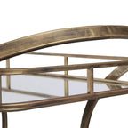 Uttermost Stassi Antiqued Gold Serving Cart