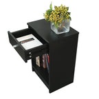 Simplify bedroom furniture Bedside End Table 1/2 Drawer Nightstand 2 Styles