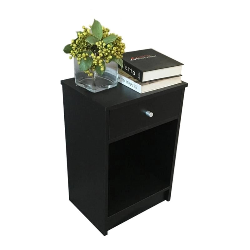 Simplify bedroom furniture Bedside End Table 1/2 Drawer Nightstand 2 Styles