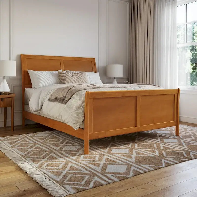 AFI Portland Foundation Bed with Matching Footboard