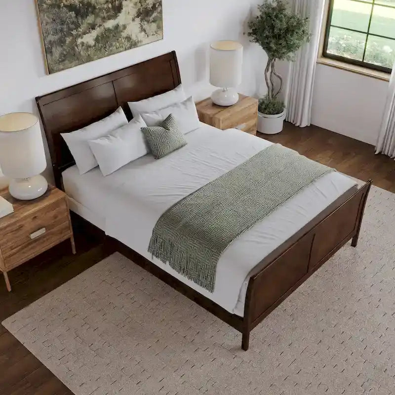 AFI Portland Foundation Bed with Matching Footboard