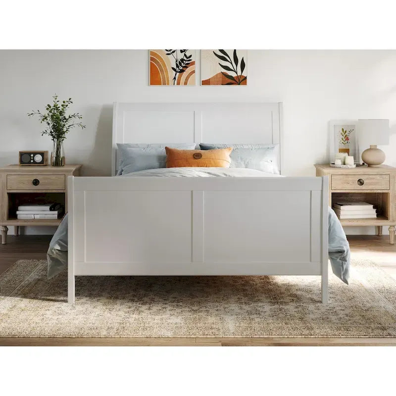 AFI Portland Foundation Bed with Matching Footboard