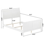 AFI Portland Foundation Bed with Matching Footboard