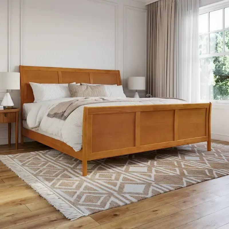AFI Portland Foundation Bed with Matching Footboard