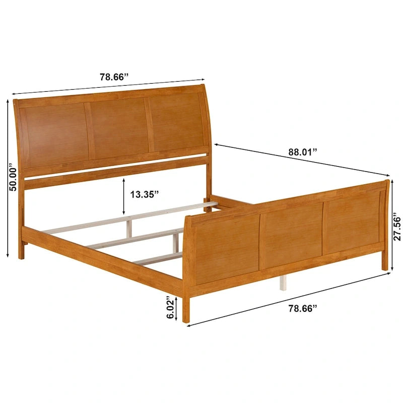 AFI Portland Foundation Bed with Matching Footboard