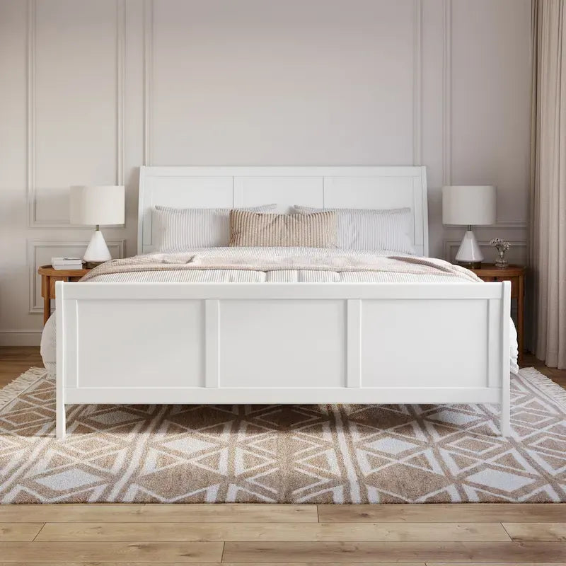 AFI Portland Foundation Bed with Matching Footboard