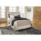 Signature Design by Ashley Bellaby Panel Headboard - Whitewash