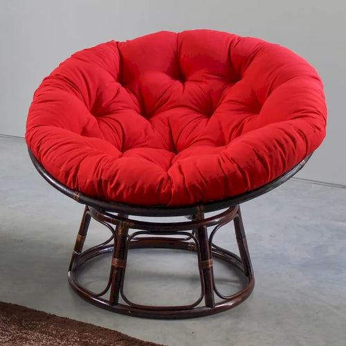 44-Zoll-Papasan-Kissen aus einfarbigem Twillstoff (nur Kissen)