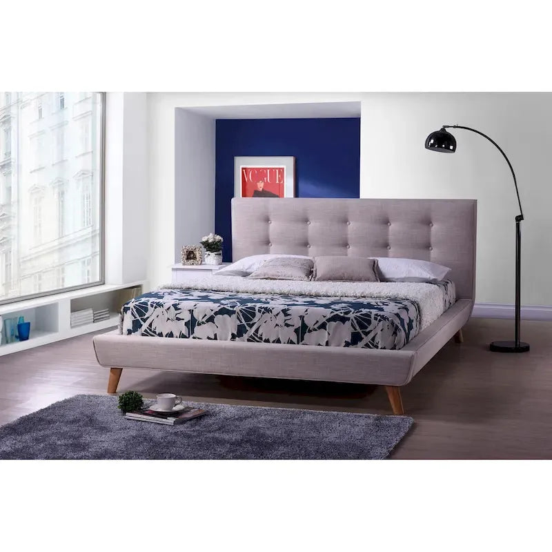 carson carrington bandene modern dresser and nightstand set Carson Carrington Svinninge Mid-century Beige Upholstered King Platfor –  Rock Creek-Furniture