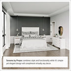 Prepac Monterey 6 Drawer Dresser for Bedroom, Tall Chest of Drawers, Bedroom Furniture, Clothes Storage and Organizer
