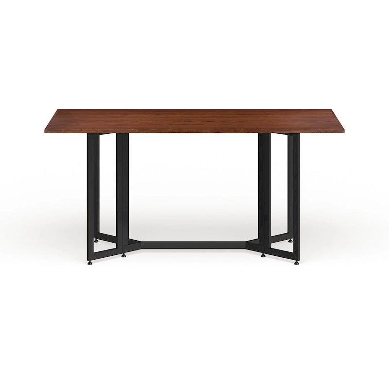 SEI Furniture Driness Drop Leaf Console to Dining Table - Black