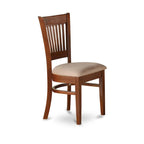 East West Furniture 9 Piece Dining Table Set Includes an Oval Wooden Table and 8 Dining Chairs, Espresso(Seat Type Options)