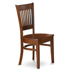 East West Furniture 9 Piece Dining Table Set Includes an Oval Wooden Table and 8 Dining Chairs, Espresso(Seat Type Options)