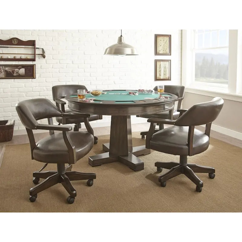 Steve Silver Reynolds Adjustable Captains Chair with Casters