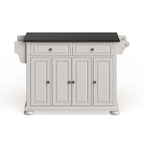 Crosley Alexandria Granite Top Full Size Kitchen Island/Cart - 18 d x 51.5 w x 34 h