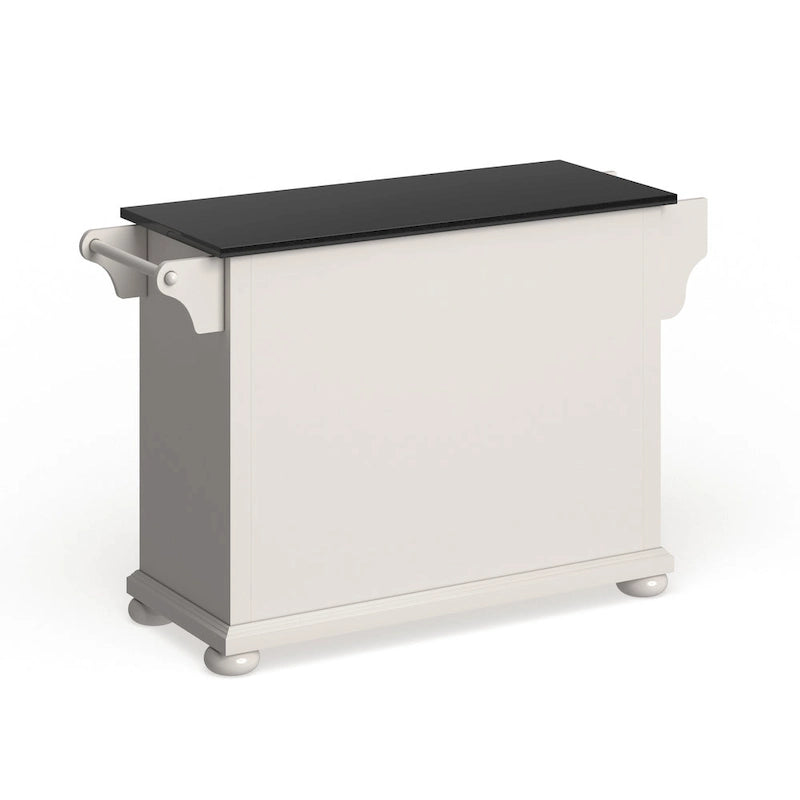 Crosley Alexandria Granite Top Full Size Kitchen Island/Cart - 18 d x 51.5 w x 34 h