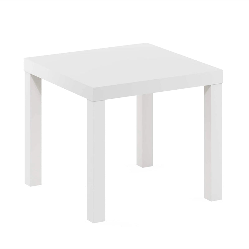 Furinno Classic Homey Square Side Table, Black