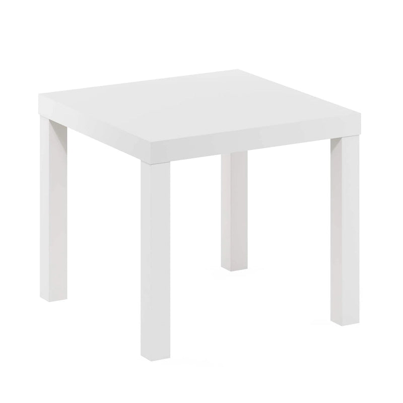 Furinno Classic Homey Square Side Table, Black