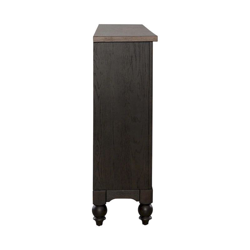 Americana Farmhouse Black Hall Buffet