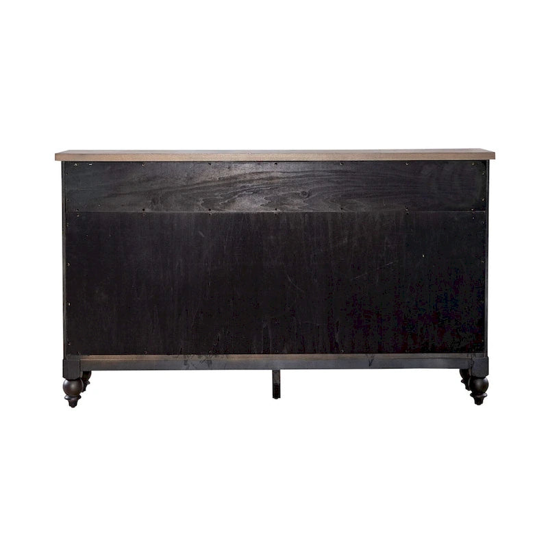Americana Farmhouse Black Hall Buffet