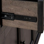 Americana Farmhouse Black Hall Buffet