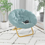 Folding XL Saucer Chair for Dorm or Bedroom