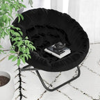 Folding XL Saucer Chair for Dorm or Bedroom