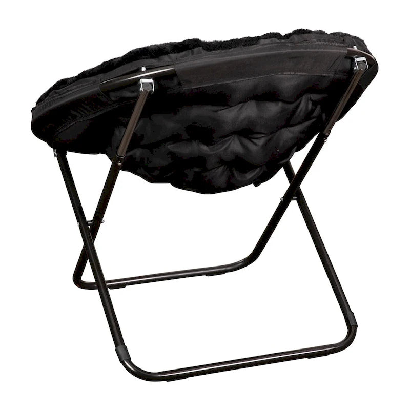 Folding XL Saucer Chair for Dorm or Bedroom