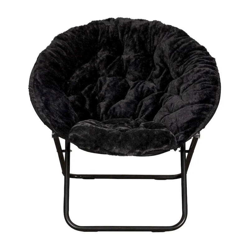 Folding XL Saucer Chair for Dorm or Bedroom