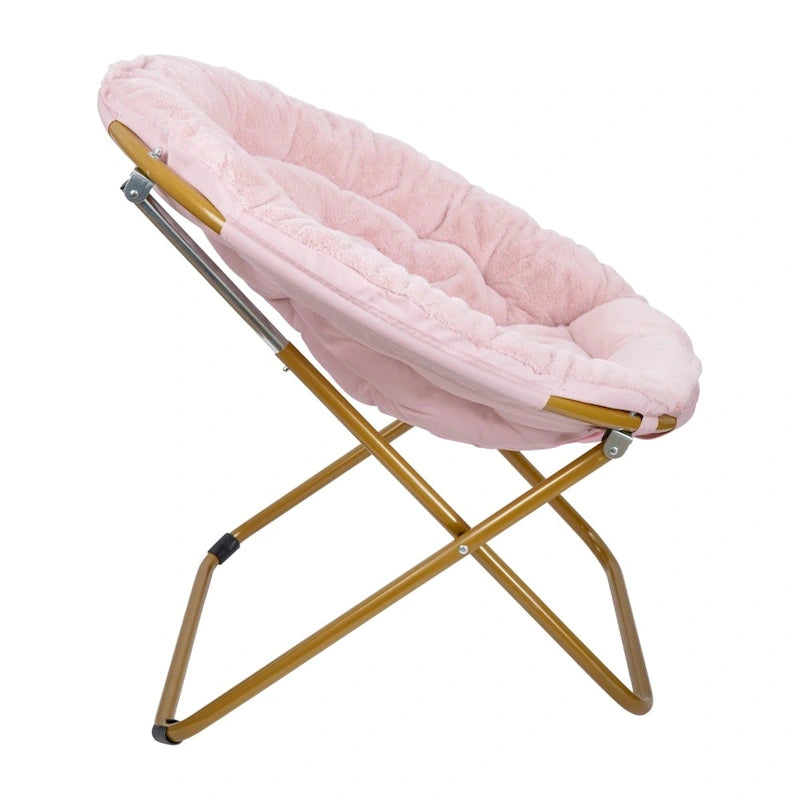 Folding XL Saucer Chair for Dorm or Bedroom