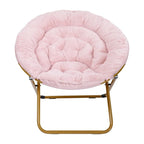 Folding XL Saucer Chair for Dorm or Bedroom