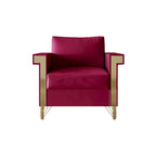 CraftPorch Luxurious Velvet Upholstered Arm Chair