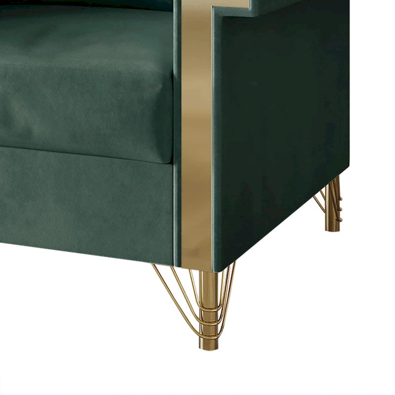 CraftPorch Luxurious Velvet Upholstered Arm Chair