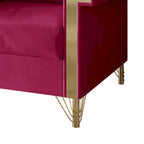 CraftPorch Luxurious Velvet Upholstered Arm Chair