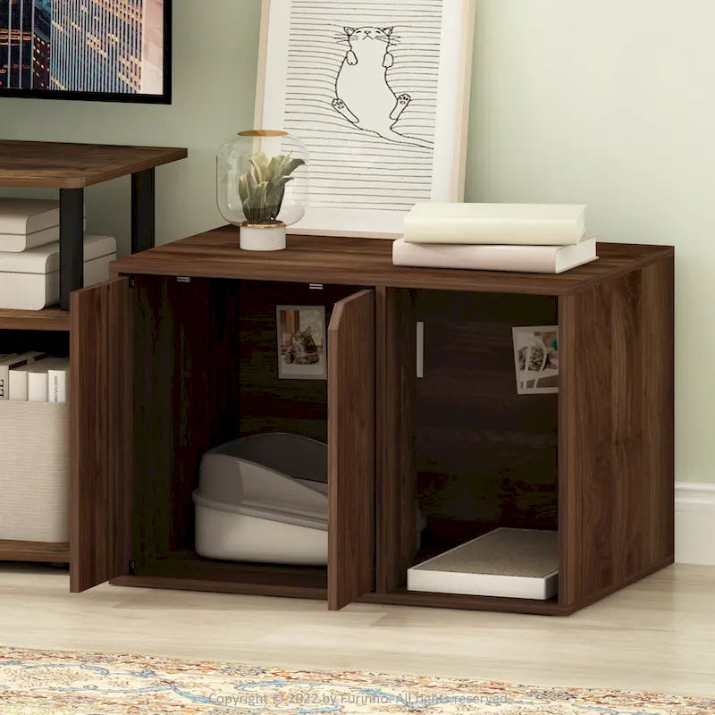 Furinno Peli Small Litter Box Enclosure