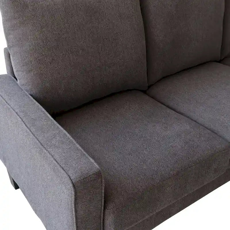 Modern Living Room Furniture Sofa in Beige Fabric