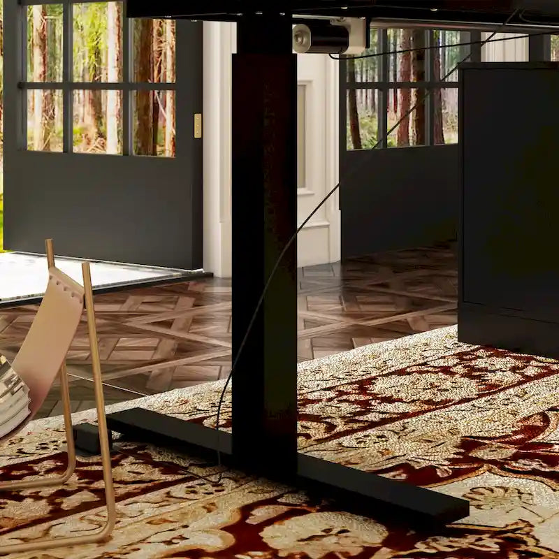 Height-Adjustable Workspace: Versatile Desk for Home Office and More