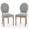 CO-Z King Louis XVI Upholstered Dining and Side Chairs, Set of 2