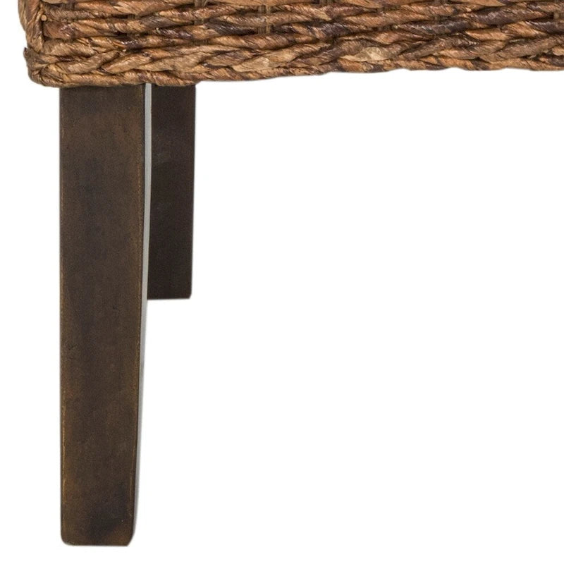 SAFAVIEH Meline Natural Dining Chair (Set of 2) - 17.3  x 24  x 38.5  - 17Wx24Dx39H
